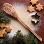 Kochlöffel aus Olivenholz mit Gravur | Weihnachtsgeschenk