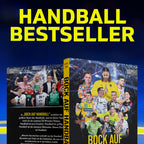Buch mit inspirierenden Handballgeschichten und emotionalen Momenten, ideal als Geschenk für Sportfans und Handballbegeisterte.
