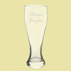 Weizenbierglas mit Wunschmotiv / Name graviert
