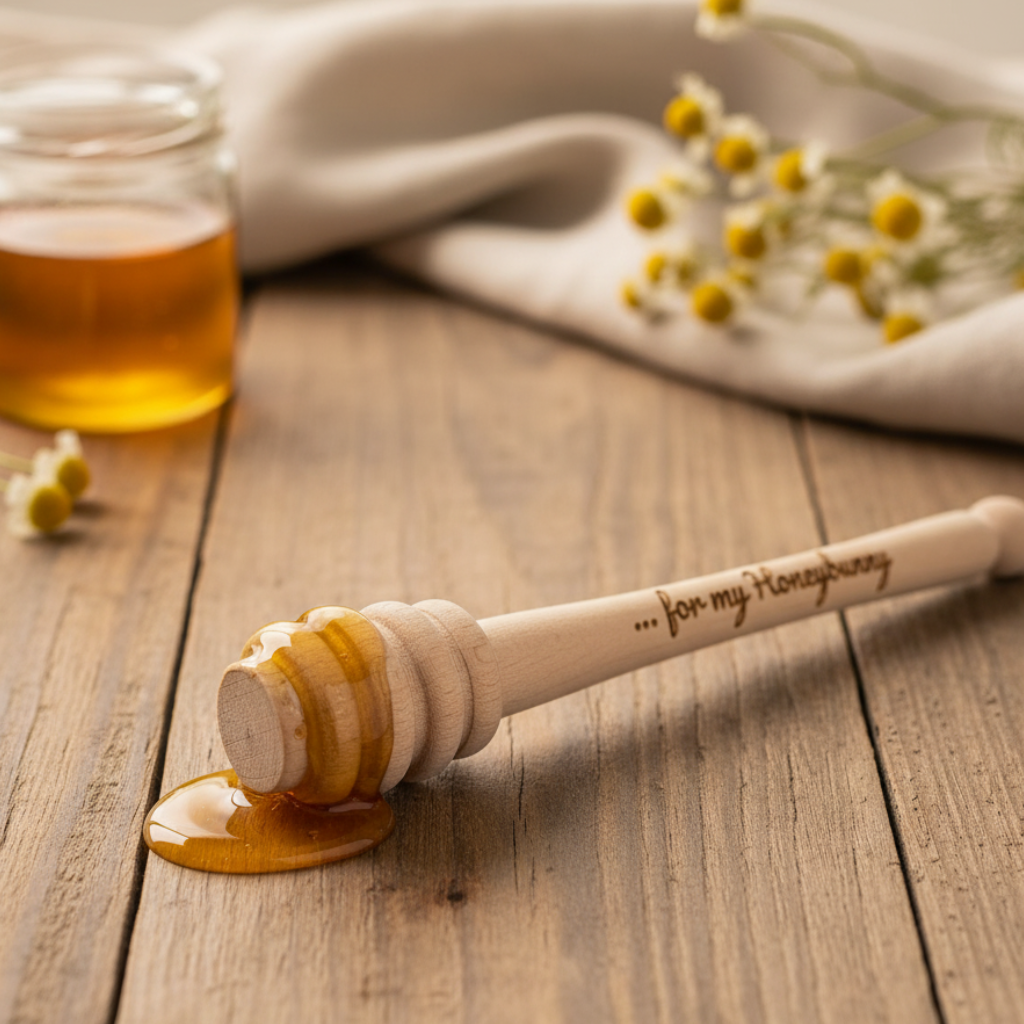 Honiglöffel mit Gravur | Honiglöffel personalisiert mit Text