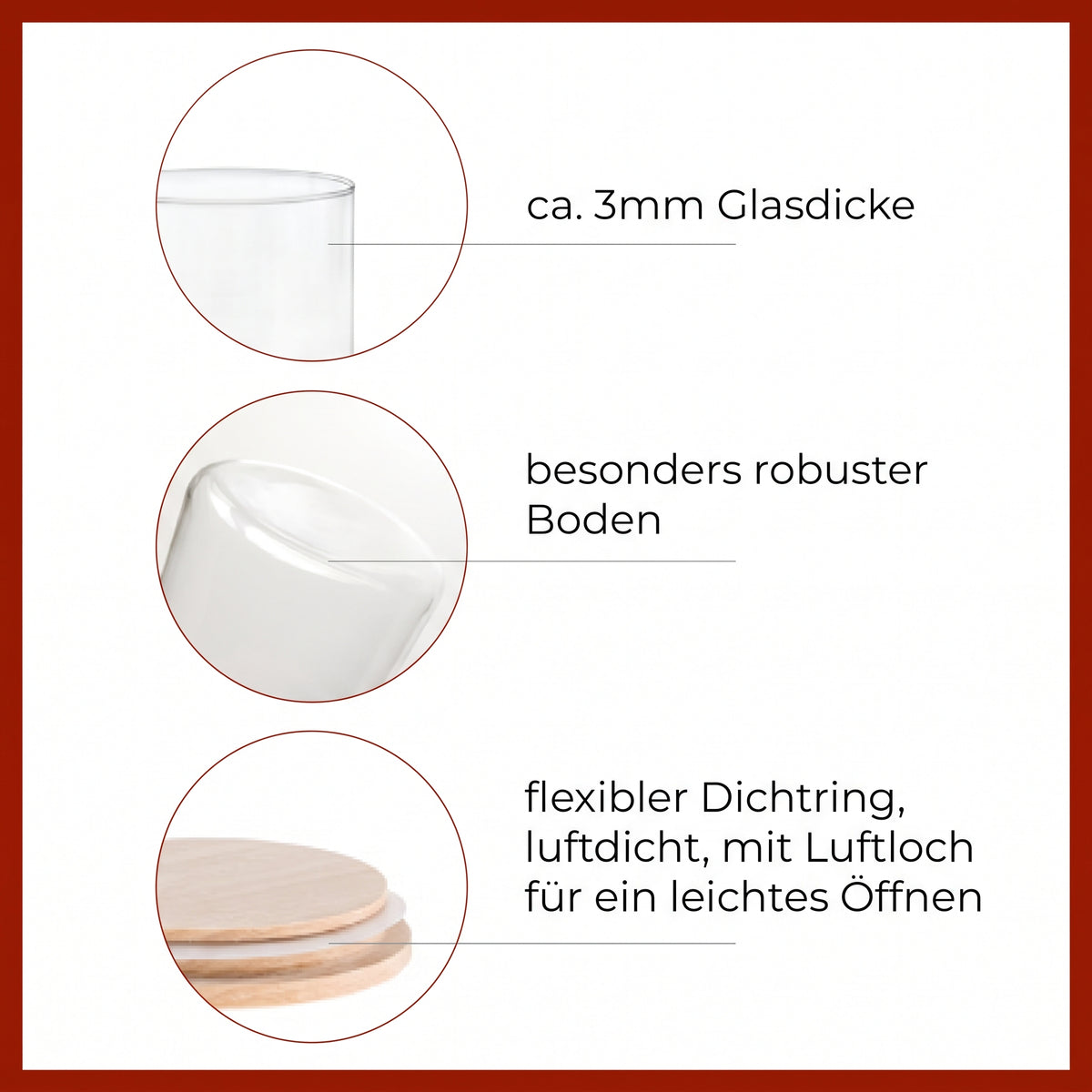 Personalisierte Keksglas mit Gravur | Weihnachtsgeschenk Holzdeckel