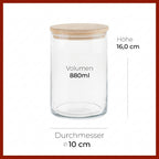 Personalisierte Keksglas mit Gravur | Weihnachtsgeschenk Holzdeckel