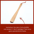 Schuhlöffel mit Gravur | Individuell mit Namen oder Text | Zu Nikolaus