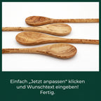 Kochlöffel aus Olivenholz mit Gravur | Weihnachtsgeschenk