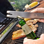 Grillzange mit Gravur - edelstahl/rostfrei/mit/Text/gravieren