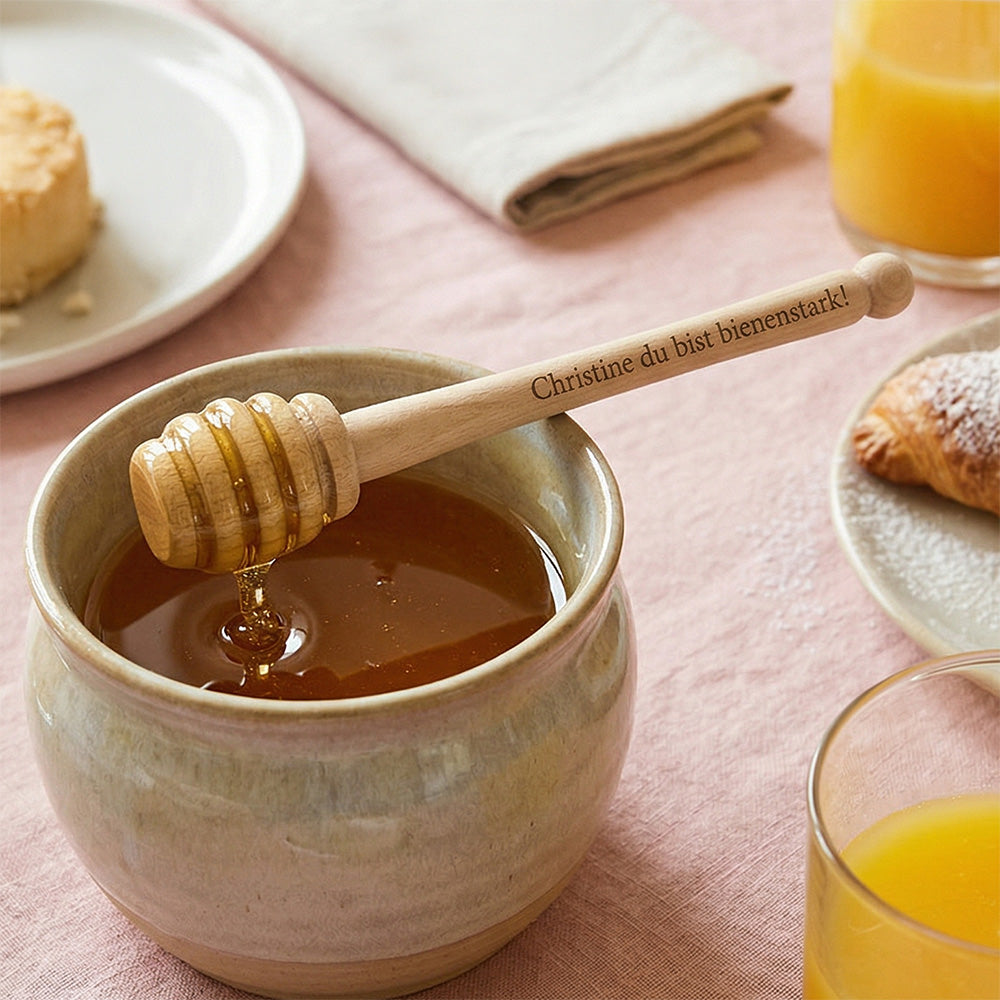 Honiglöffel mit Gravur |personalisiert | Überraschung zum Muttertagsfrühstück