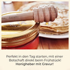 Personalisierter Honiglöffel mit Gravur | Süßes Geschenk zu Weihnachten