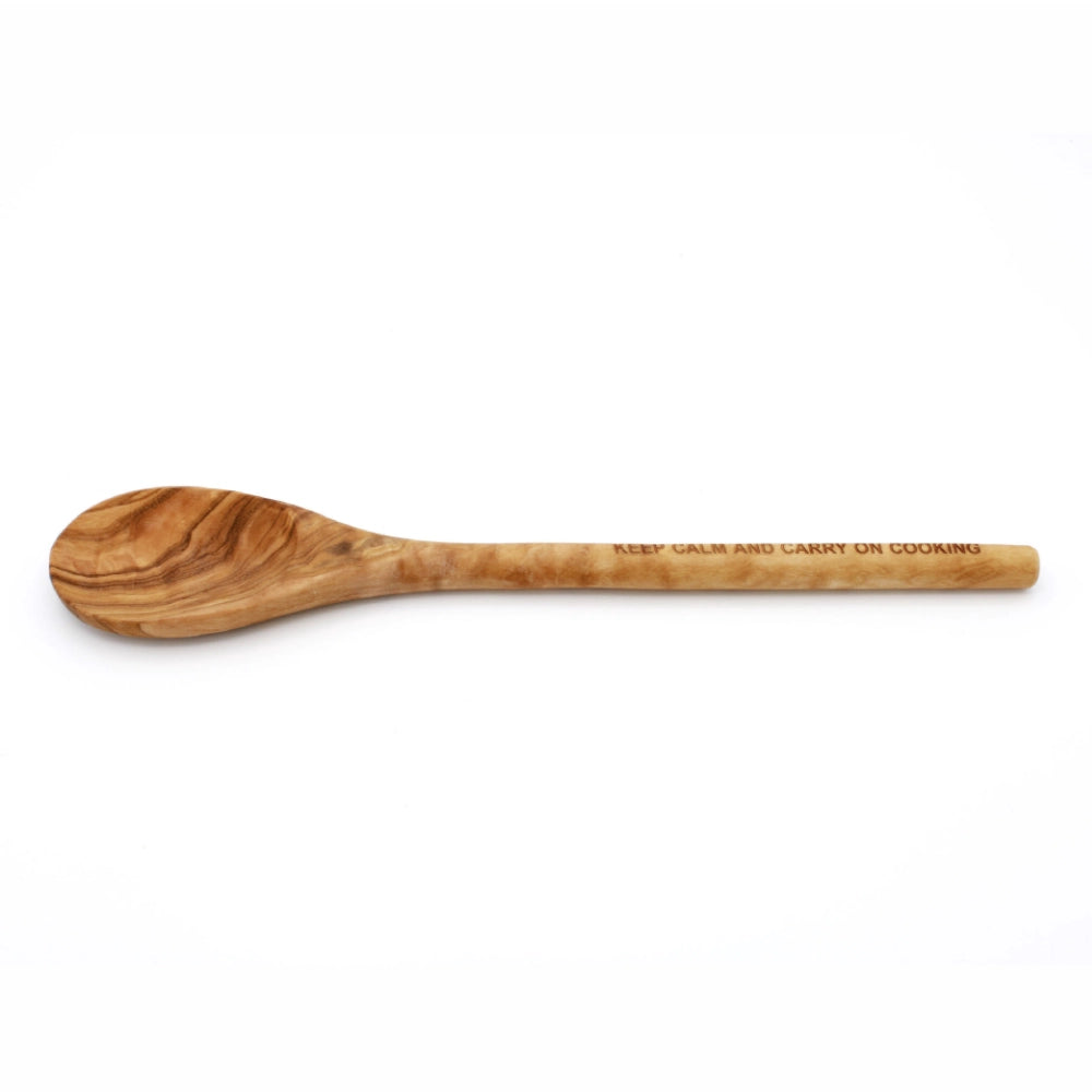 Kochlöffel aus Olivenholz mit Gravur | Edel & Einzigartig