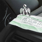 Kleiner Schutzengel mit Gravur I Parkscheinhalter für das Auto