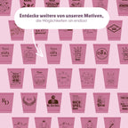 Würfelbecher Pink - Inkl. 5 Würfel | Wunsch-Gravur mit Name & Motiv