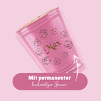 Würfelbecher Pink - Inkl. 5 Würfel | Wunsch-Gravur mit Name & Motiv