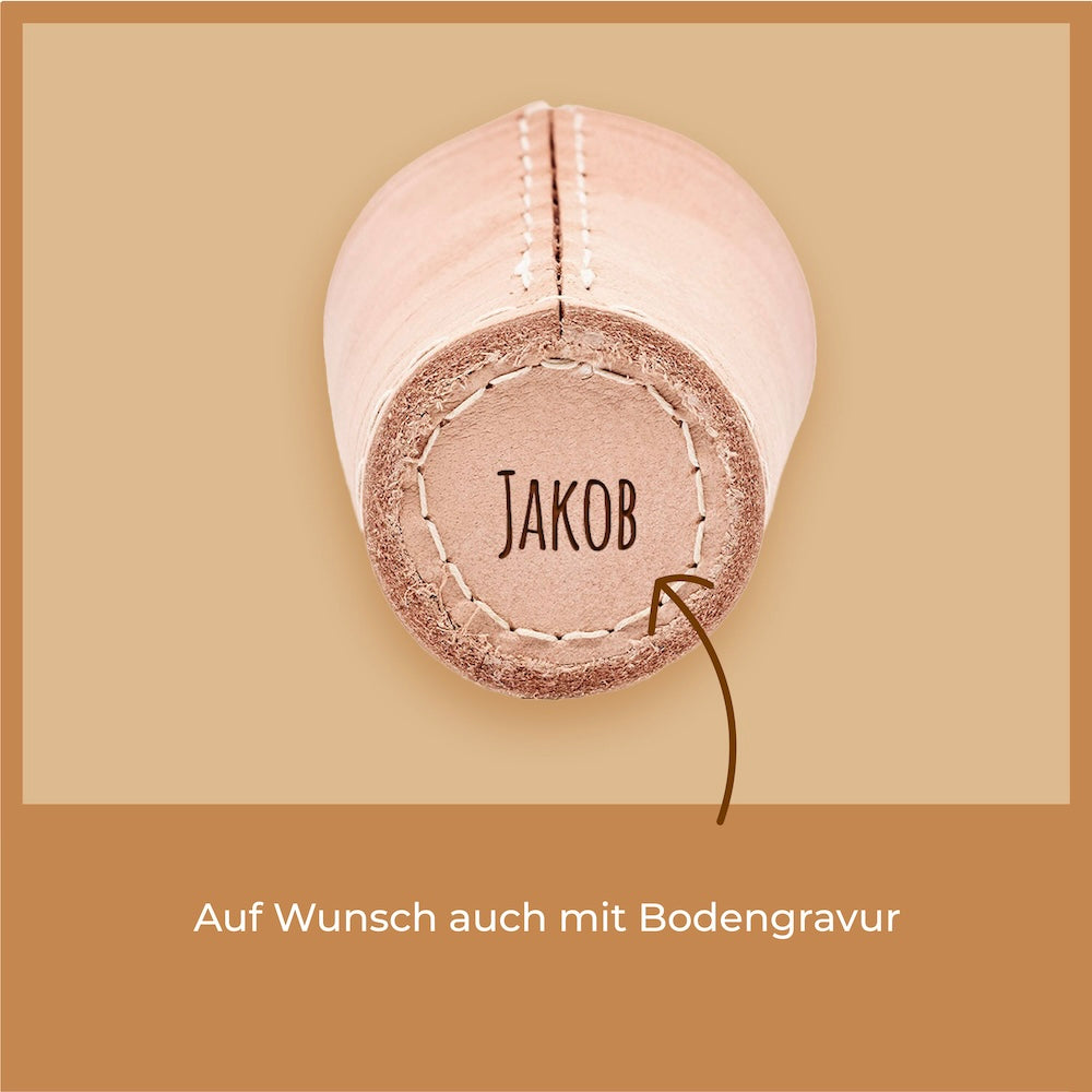 Würfelbecher Standard - Inkl. 5 Würfel | Wunsch-Gravur mit Name & Motiv