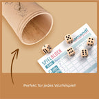 Würfelbecher Standard - Inkl. 5 Würfel | Wunsch-Gravur mit Name & Motiv