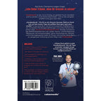 Rückseite eines Handballbuchs mit Expertenzitat, Trainings- und Ernährungstipps, ideal für angehende Profis und Handballfans.