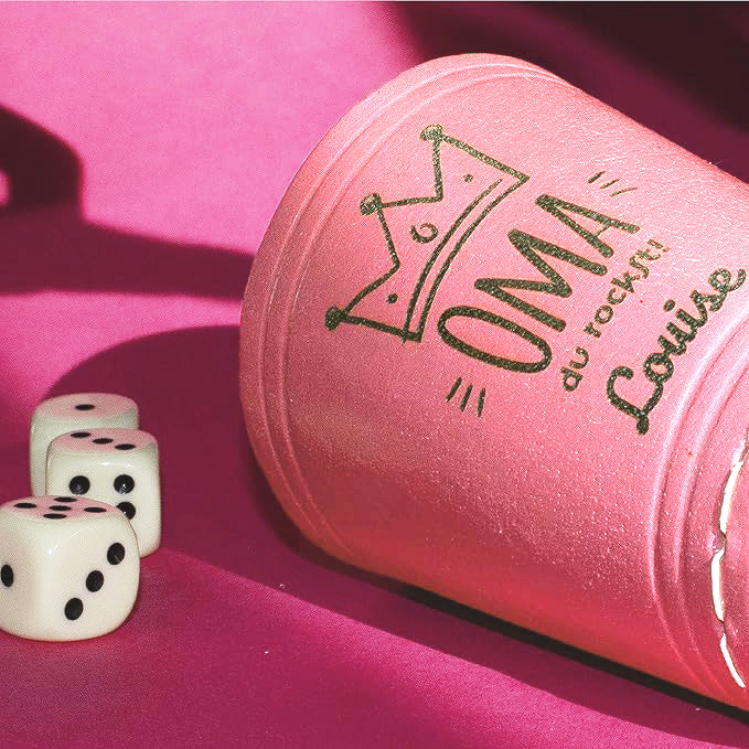 Würfelbecher - Allerbeste Oma- Inkl. 5 Würfel | Wunsch-Gravur mit Text &  Motiv