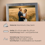 Bilderrahmen mit Gravur | Perfekt zur Hochzeit