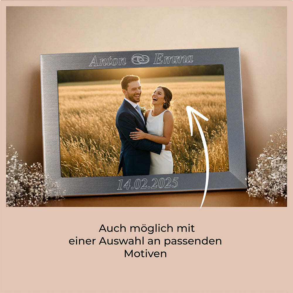Bilderrahmen mit Gravur | Perfekt zur Hochzeit