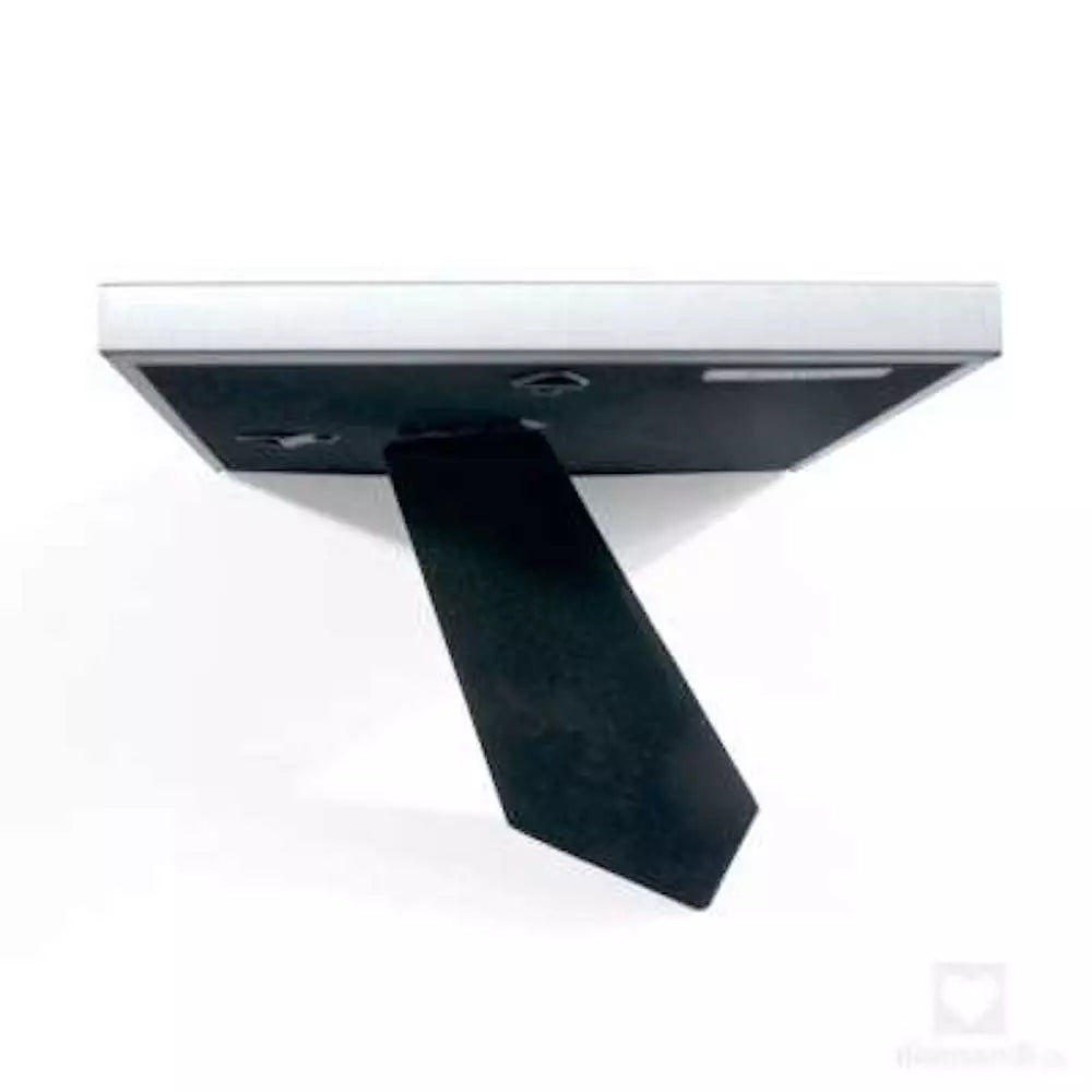 Bilderrahmen mit Gravur | Metall silbermatt