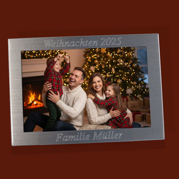 Bilderrahmen mit Gravur zu Weihnachten | Das ideale Weihnachtsgeschenk