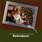 Bilderrahmen mit Gravur zu Weihnachten | Das ideale Weihnachtsgeschenk