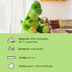 Plüsch-Dino mit Stickerei - Kuscheltier mit Namen