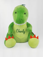 Plüsch-Dino mit Stickerei - Kuscheltier mit Namen