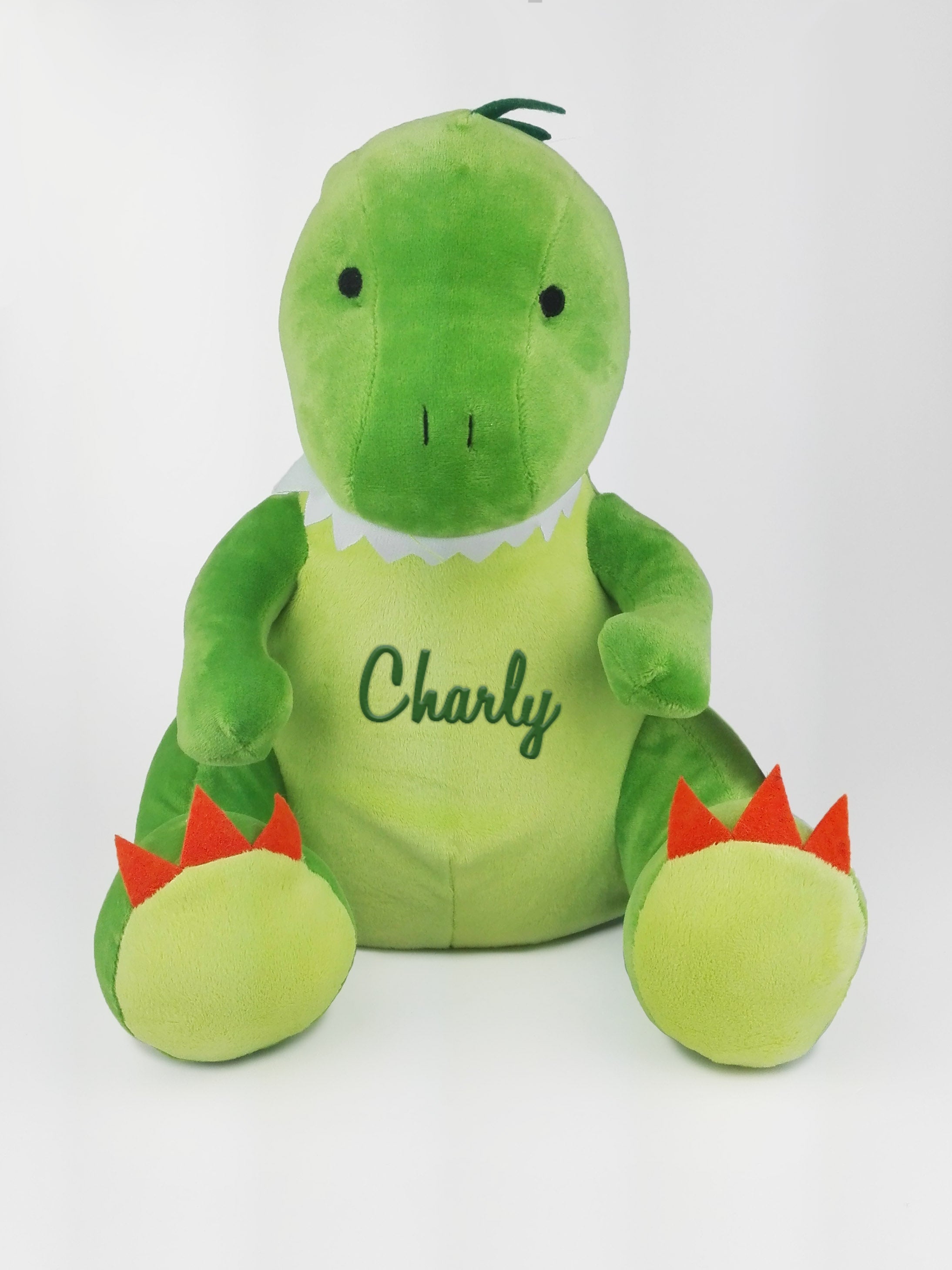 Plüsch-Dino mit Stickerei - Kuscheltier mit Namen