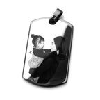 Dog Tag mit Fotogravur | Personalisierter Kettenanhänger