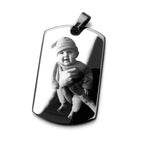 Dog Tag mit Fotogravur | Personalisierter Kettenanhänger