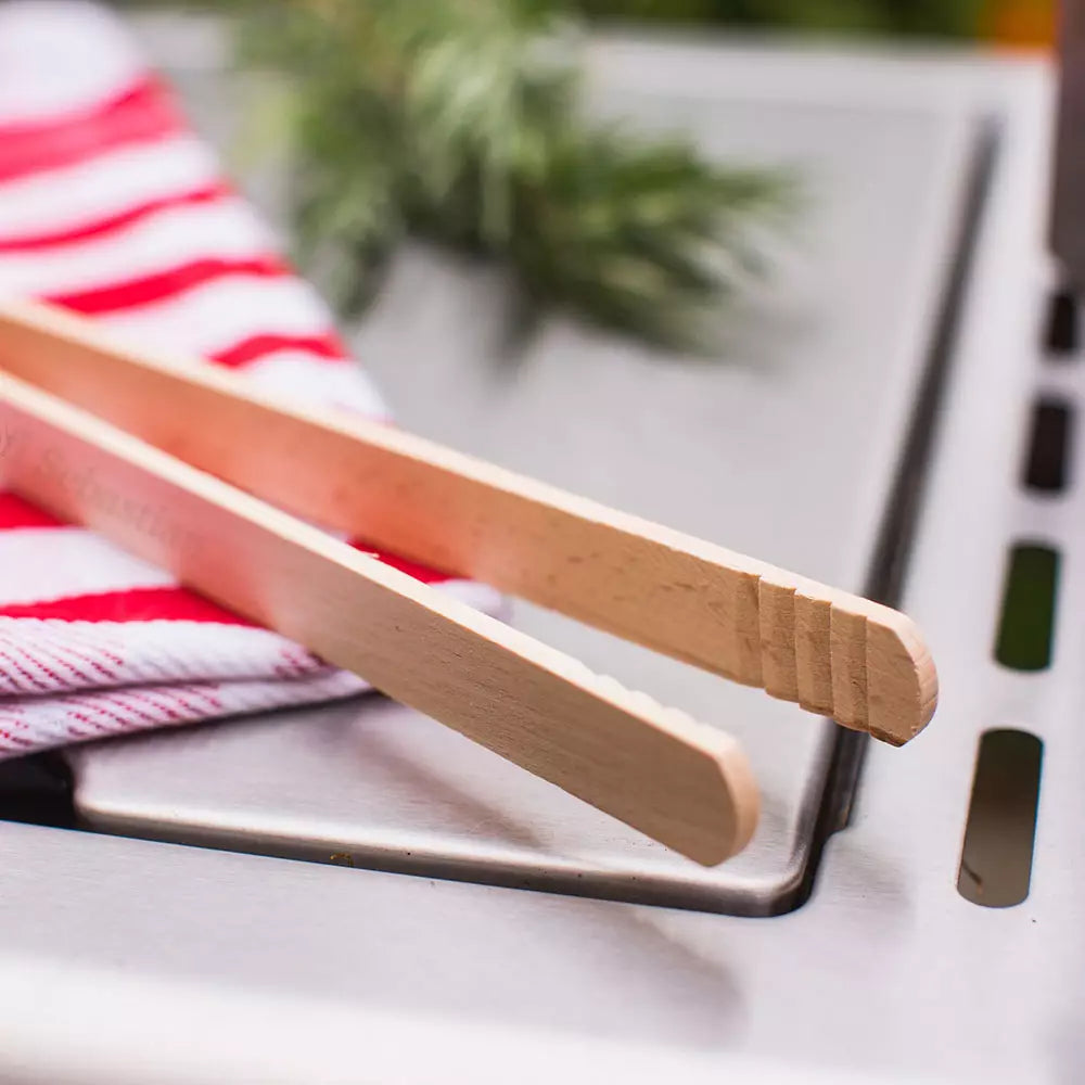 Holz-Grillzange 30 cm personalisiert mit Lasergravur