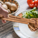 Kirschholz Grillzange mit Gravur | Name oder Spruch