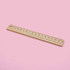 Holzlineal 17cm mit Laser-Gravur