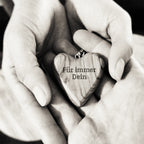 Olivenholz HERZ mit Gravur | Schlüsselanhänger