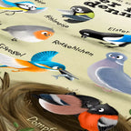 Interaktives Rubbelposter "Wer fliegt denn da?" - Einheimische Vögel - DIN A3