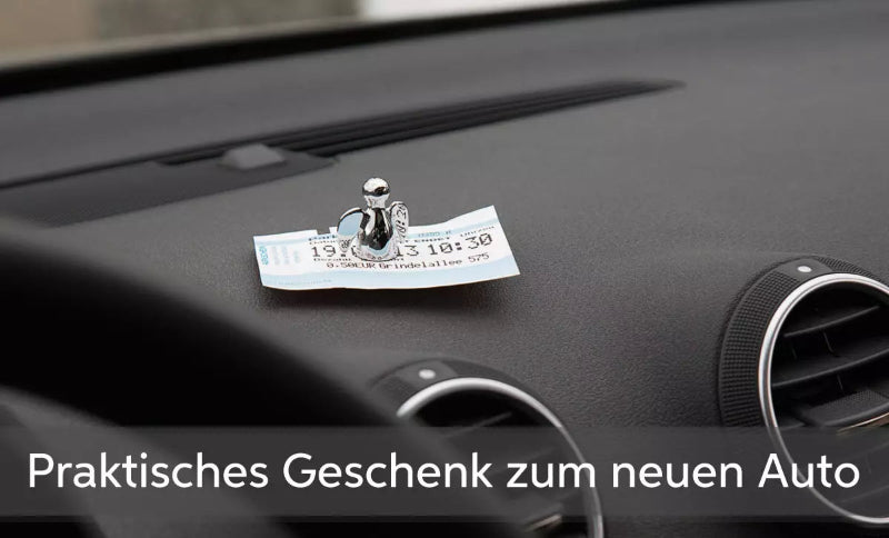 Kleiner Schutzengel mit Gravur I Parkscheinhalter für das Auto