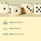5x Spielwürfel | Augenwürfel