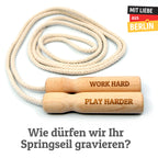 Springseil mit persönlicher Wunschgravur | Name oder Spruch