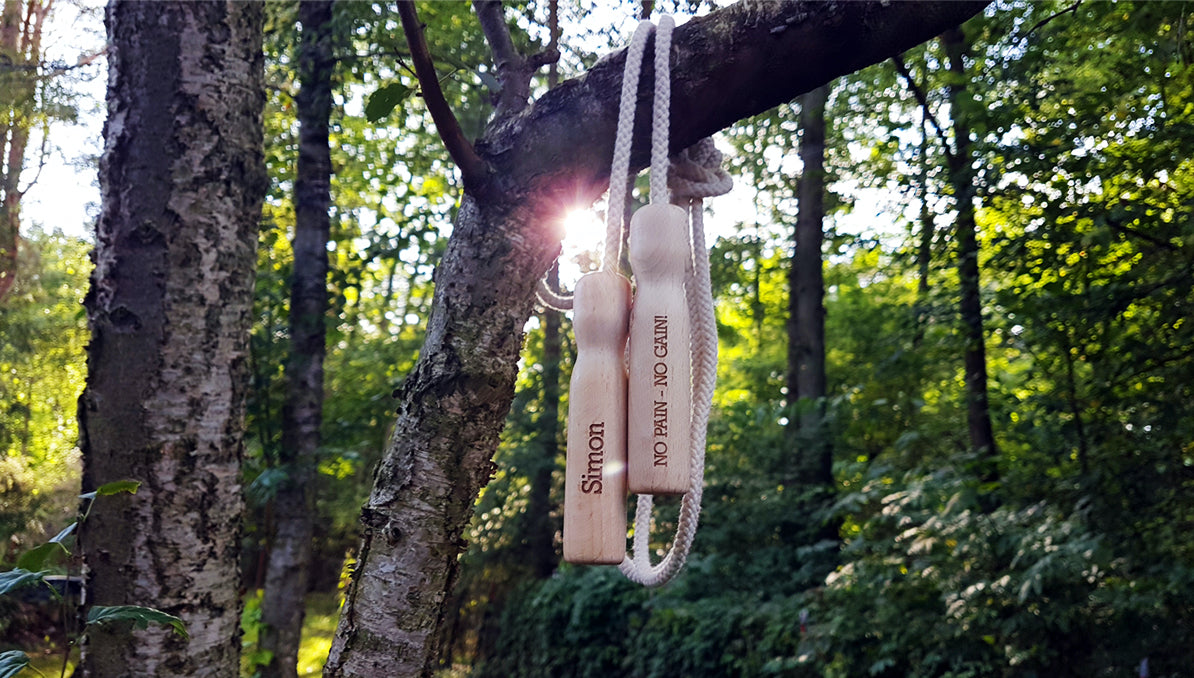 Springseil mit persönlicher Wunschgravur | Name oder Spruch