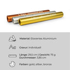 Staffelstab mit Gravur | inklusive eigenem Logo