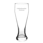 Weizenbierglas mit Wunschmotiv / Name graviert