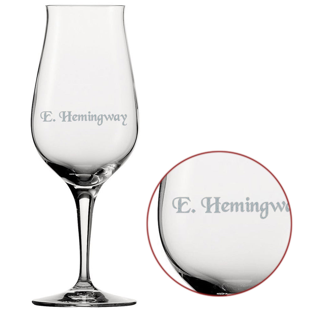 Personalisiertes Whisky Nosing Glas mit Lasergravur