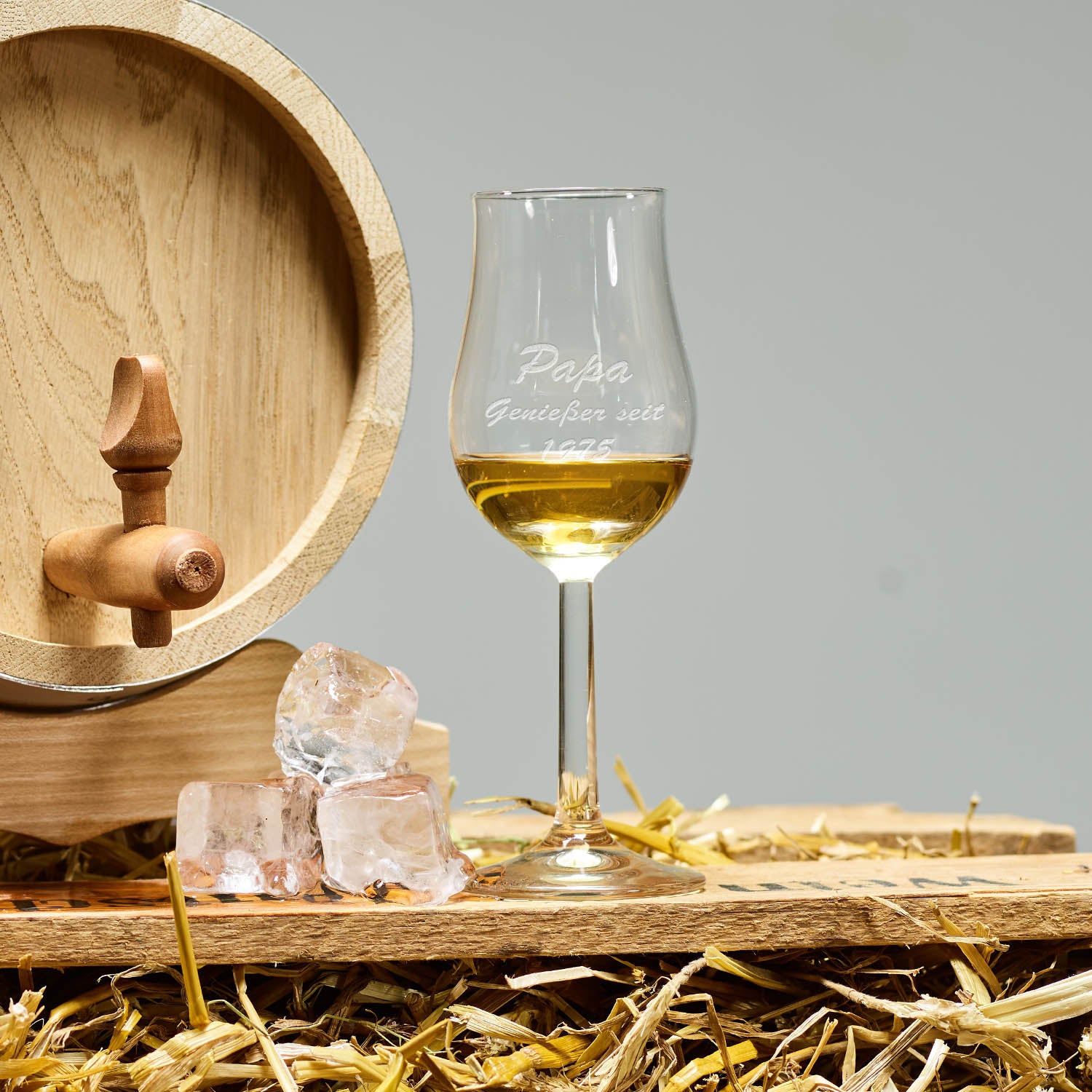 Personalisiertes Whisky Nosing Glas mit Lasergravur